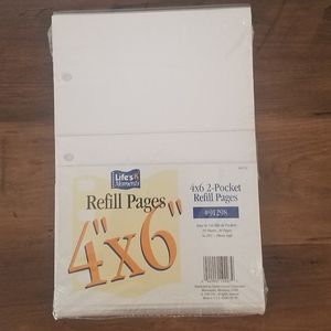 Opened Package of 4x6 Photo Album Page Refills